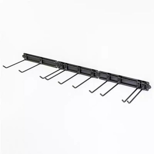 Organizador de herramientas de garaje modular multiuso ajustable de 48", soporta 204 kg, acero con recubrimiento en polvo