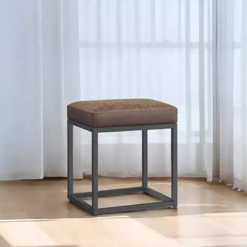 Otomana, Taburete para tocador, Otomana pequeña, Mesa otomana, Reposapiés, Tapa reversible, Soporta 299 kg