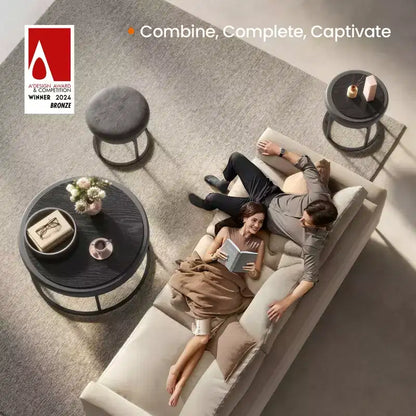 Otomana, Taburete para tocador, Otomana pequeña, Mesa otomana, Reposapiés, Tapa reversible, Soporta 299 kg