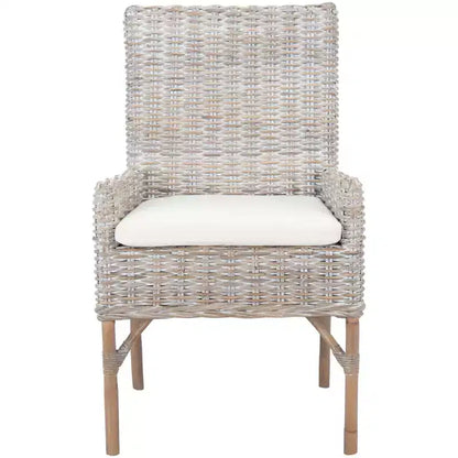 Nancy Rattan Accent Chair W/ Cushion - ACH6518 - Safavieh