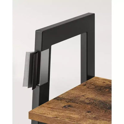 Estantería tipo escalera, librería de 4 niveles, estante de almacenamiento, estantería con marco de acero, para sala de estar, oficina en casa, cocina, dormitorio, estilo industrial