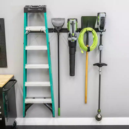 Organizador de herramientas de garaje modular multiuso ajustable de 48", soporta 204 kg, acero con recubrimiento en polvo