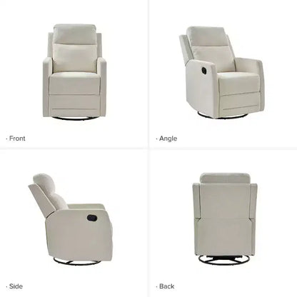 Sillón reclinable giratorio moderno de poliéster