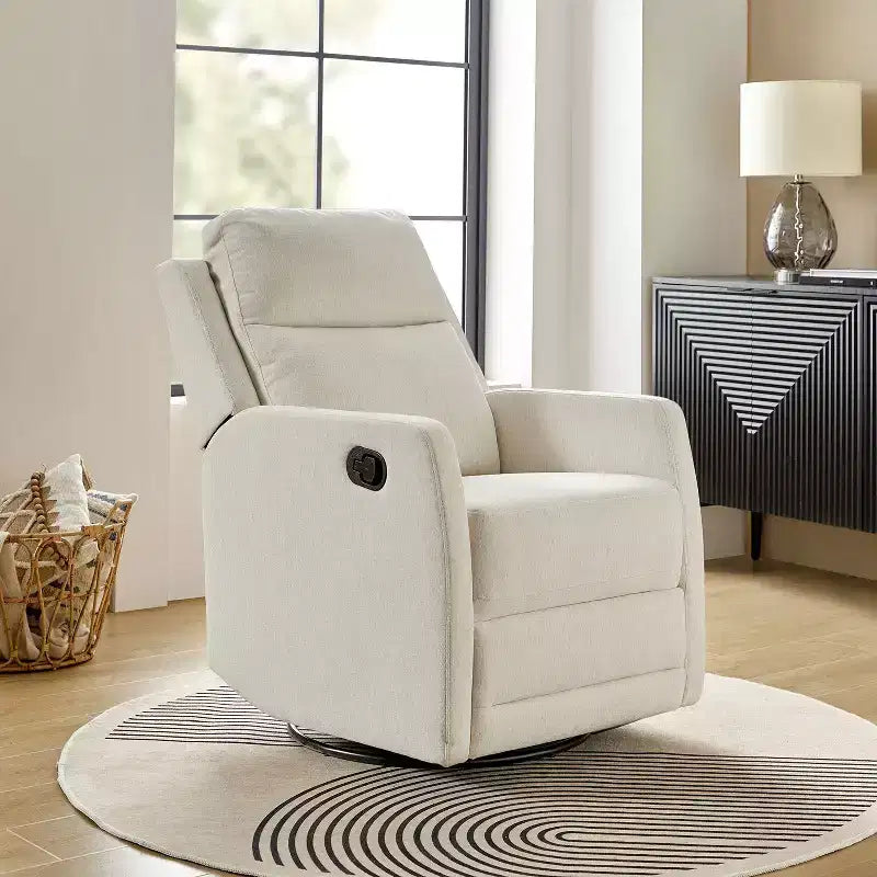 Sillón reclinable giratorio moderno de poliéster