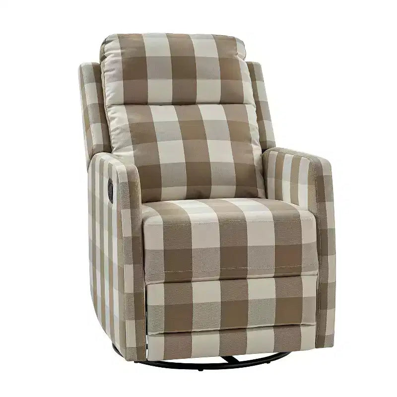 Sillón reclinable giratorio moderno de poliéster