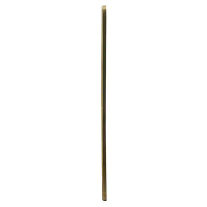 Espejo de pared de cuerpo entero de 47 x 8 pulgadas con marco de metal dorado antiguo