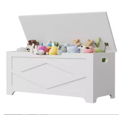 Puf de almacenaje con patas irregulares, MDF, estampado de rombos,