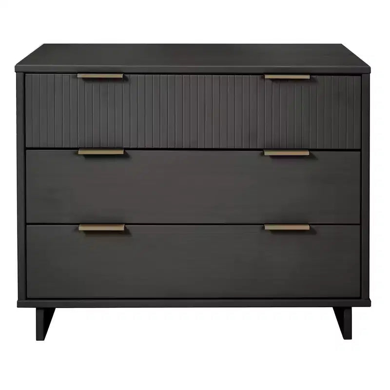 Cómoda estándar moderna de 3 cajones, estilo Granville