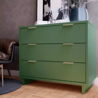 Cómoda estándar moderna de 3 cajones, estilo Granville