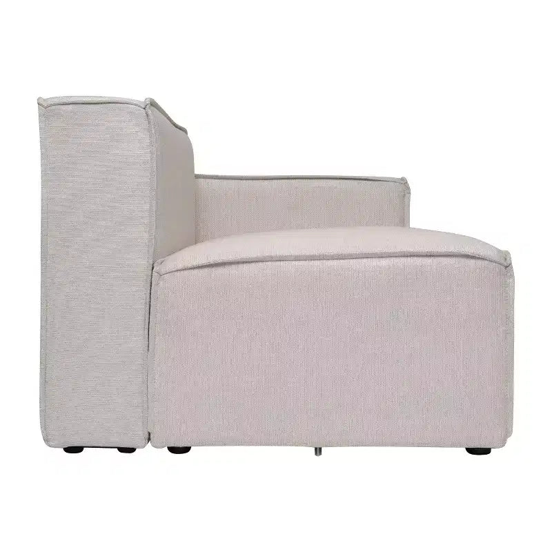 Sofá modular de lujo, sección derecha con reposabrazos