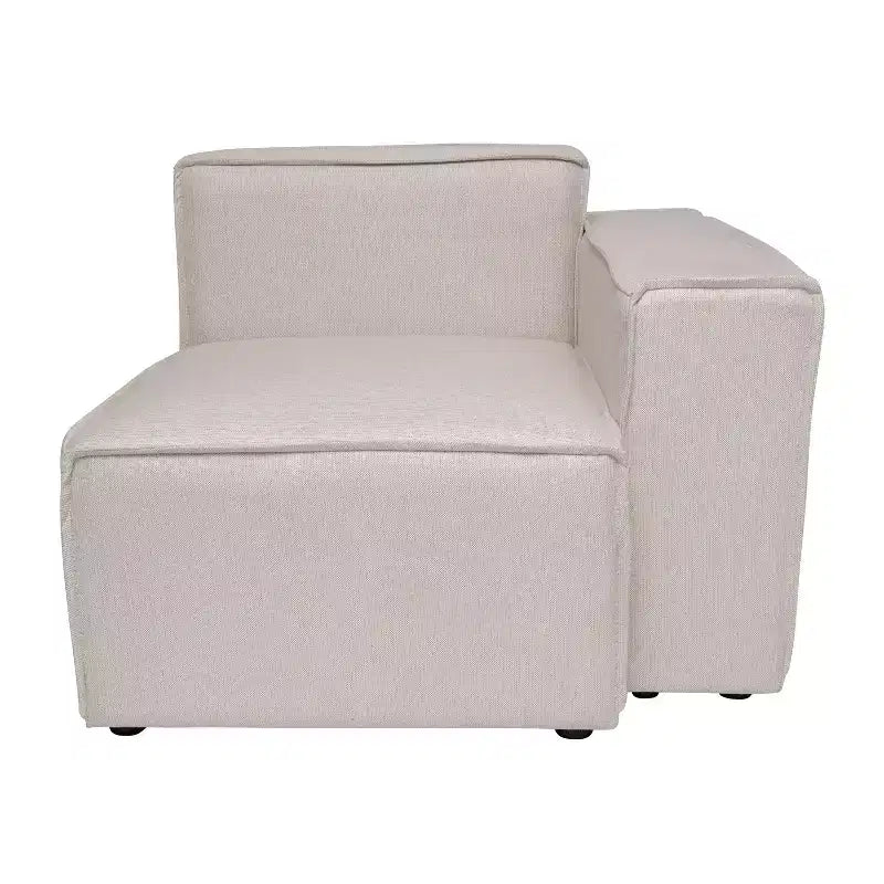 Sofá modular de lujo, sección derecha con reposabrazos