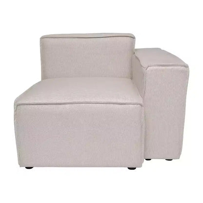 Sofá modular de lujo, sección derecha con reposabrazos