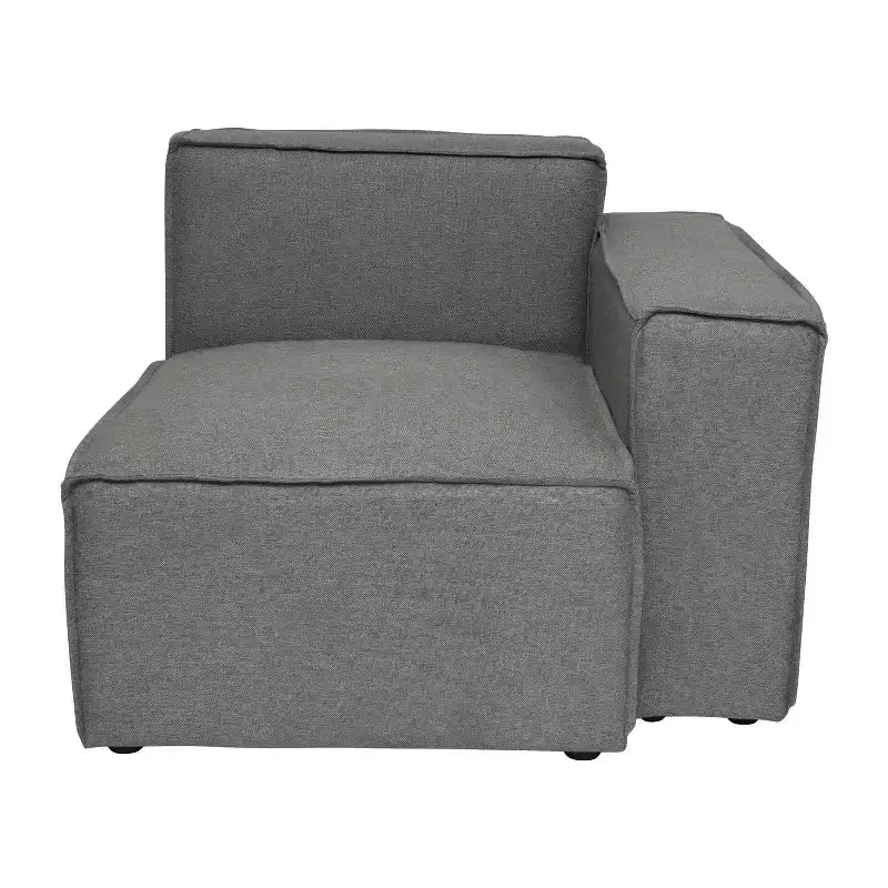 Sofá modular de lujo, sección derecha con reposabrazos