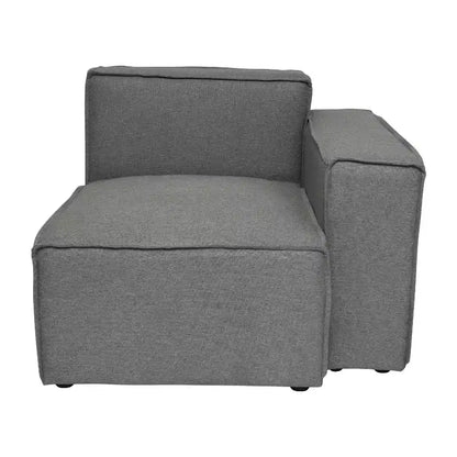 Sofá modular de lujo, sección derecha con reposabrazos