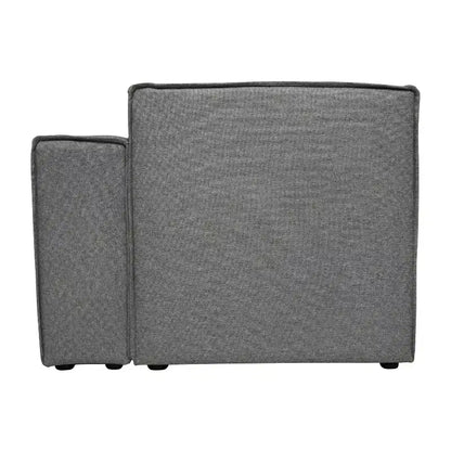 Sofá modular de lujo, sección derecha con reposabrazos