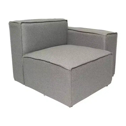 Sofá modular de lujo, sección derecha con reposabrazos