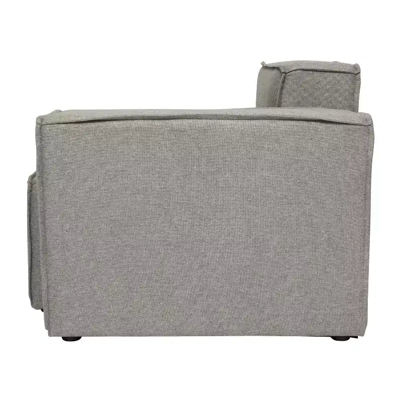 Sofá modular de lujo, sección derecha con reposabrazos