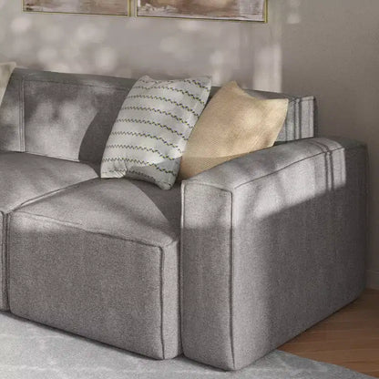 Sofá modular de lujo, sección derecha con reposabrazos