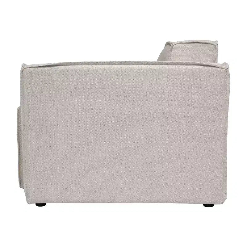 Sofá modular de lujo, sección derecha con reposabrazos