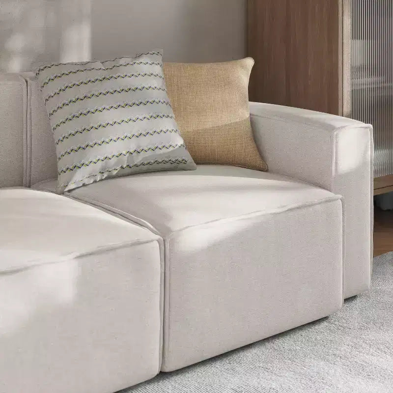 Sofá modular de lujo, sección derecha con reposabrazos