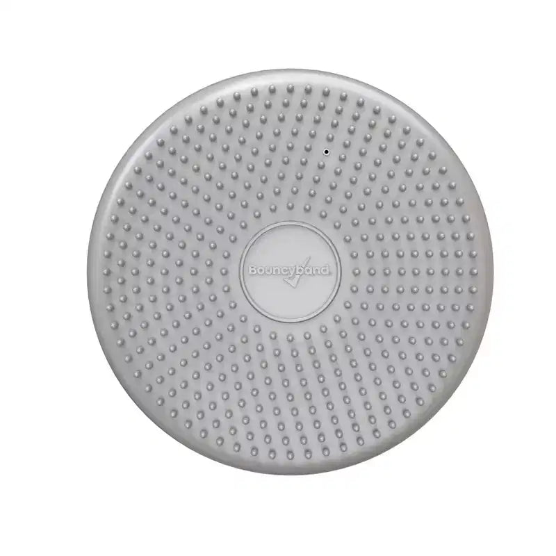 Cojín de asiento sensorial para niños, plateado, mejora la concentración y la postura, de 3 a 9 años, 27 cm de diámetro