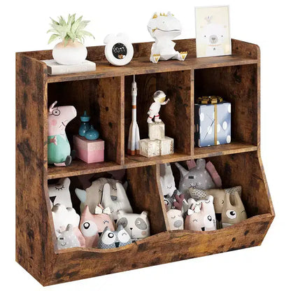 Whizmax Kids Bookshelf and Bookcase Toy Storage Multi Shelf with Cubby Organizer Cabinet for Boys Girls,Playroom