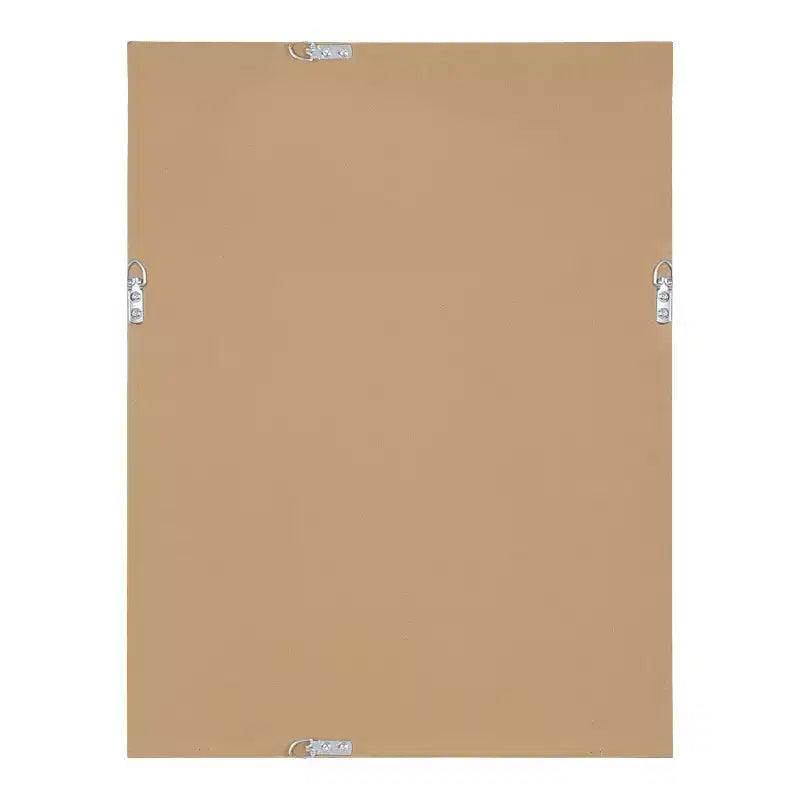 Espejo de pared rectangular Illiona de 18x24, marco de plástico, para montaje en pared, herrajes incluidos