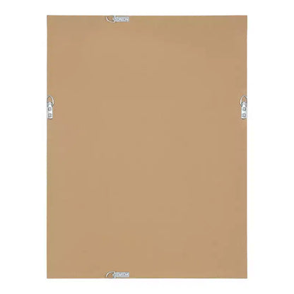 Espejo de pared rectangular Illiona de 18x24, marco de plástico, para montaje en pared, herrajes incluidos