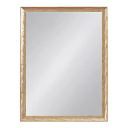 Espejo de pared rectangular Illiona de 18x24, marco de plástico, para montaje en pared, herrajes incluidos
