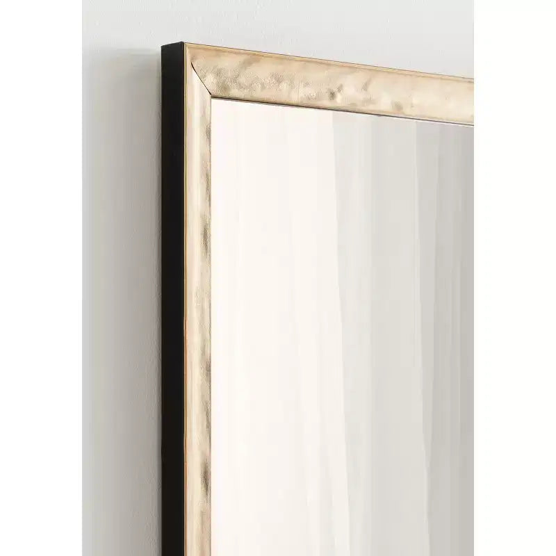 Espejo de pared rectangular Illiona de 18x24, marco de plástico, para montaje en pared, herrajes incluidos